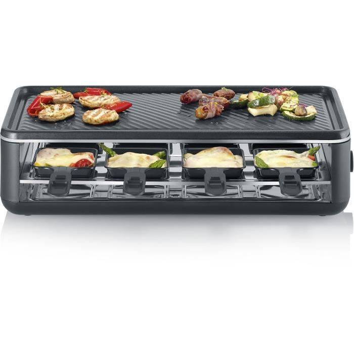 SEVERIN Raclette Grill - RG2365 - Voor 8 Personen - Keramische Kookplaat - 1300 W-3