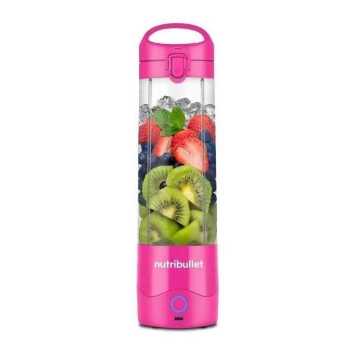 NutriBullet Draagbare Blender - 70W - 0,475 L - Roze - 1 Fles Inclusief NBP003BP-0
