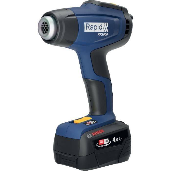 RAPID Hittepistool 18V RX1000 - Tot 550°C - Inclusief Koffer-0