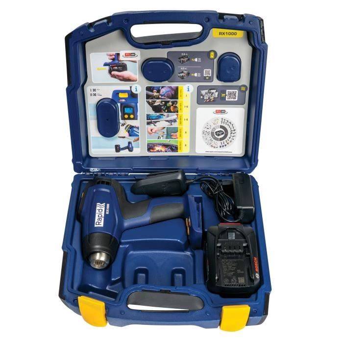 RAPID Hittepistool 18V RX1000 - Tot 550°C - Inclusief Koffer-4