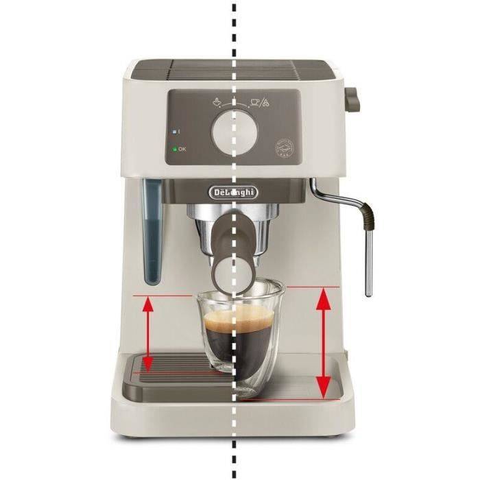 DELONGHI STILOSA EC235.CR Espressomachine - Enkele Pomp - RVS Boiler - ESE Compatibel - Stoommondstuk - Crème Afwerking-2