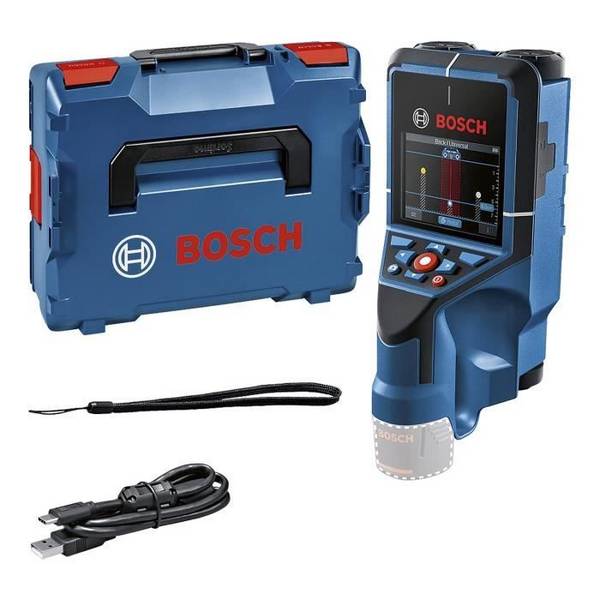 Bosch Professional D-Tect 200 C Muurdetector + L-BOXX + Polsband - 0601081608
