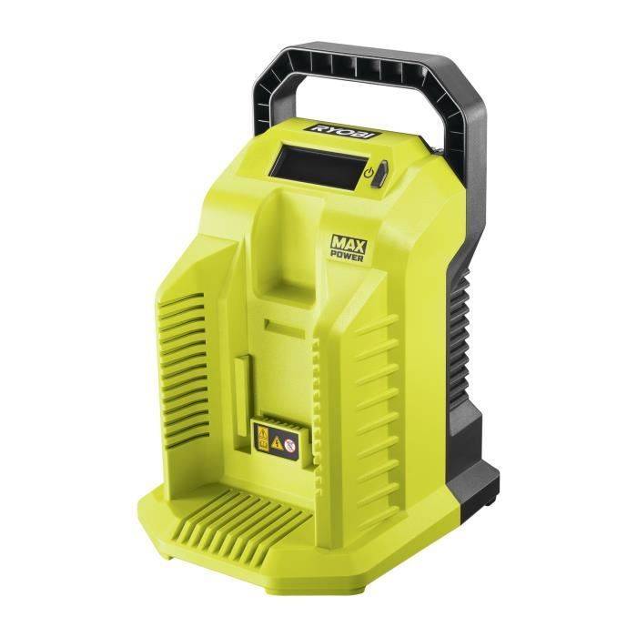 RYOBI 36V Ultra Snelle Lader 10A - Variabele Laadstroom - LCD Scherm-0