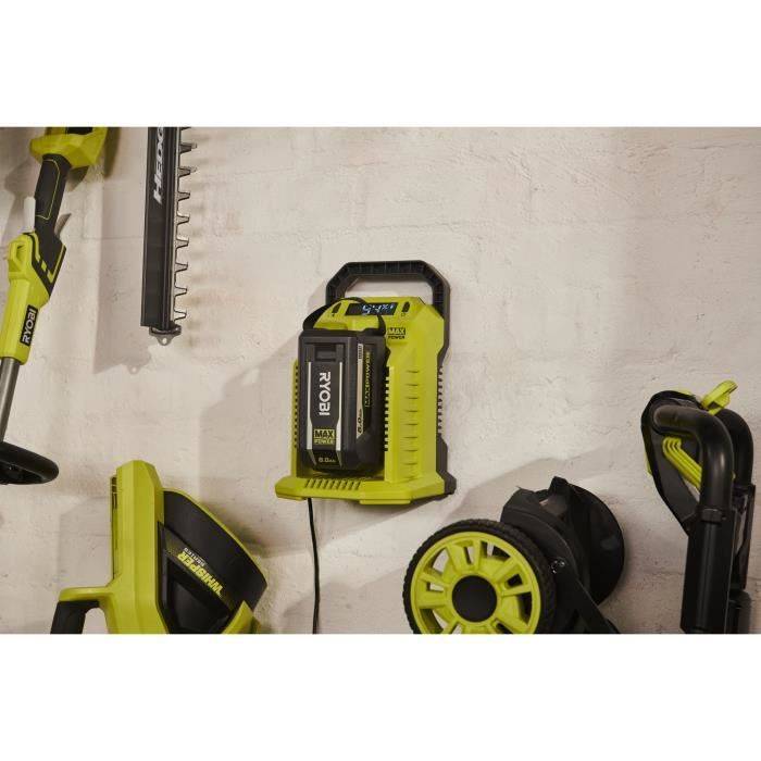 RYOBI 36V Ultra Snelle Lader 10A - Variabele Laadstroom - LCD Scherm-1