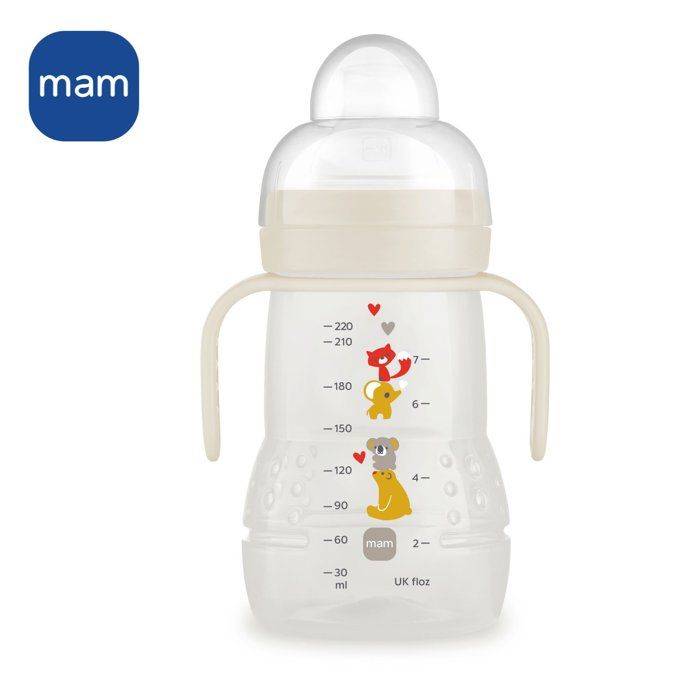 MAM Overgangs Fles 220 ml Groene Druppel - 4 Maanden+-0