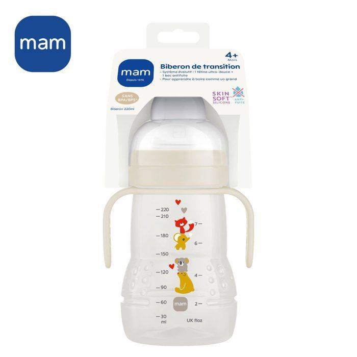 MAM Overgangs Fles 220 ml Groene Druppel - 4 Maanden+-2