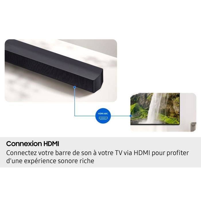 SAMSUNG Soundbar - HW-B460F - 2.1ch - 300W - 6,5" Draadloze Subwoofer - Adaptive Sound Lite-4
