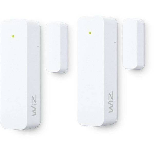 PHILIPS HUE Set van 2 contactsensoren - WIZ - Huisbewaking - Directe meldingen in de WIZ-app
