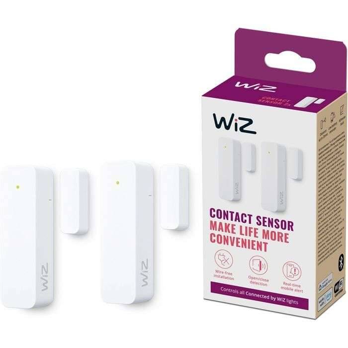 PHILIPS HUE Set van 2 contactsensoren - WIZ - Huisbewaking - Directe meldingen in de WIZ-app-1