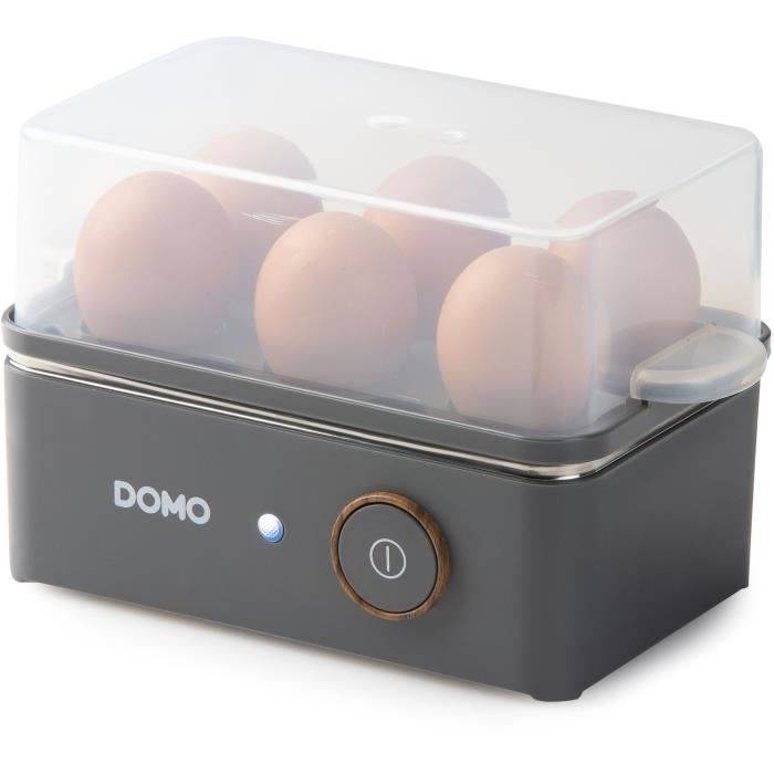 DOMO Eierkoker DO9283EK - 400 W - 6 eieren - Grijs-0