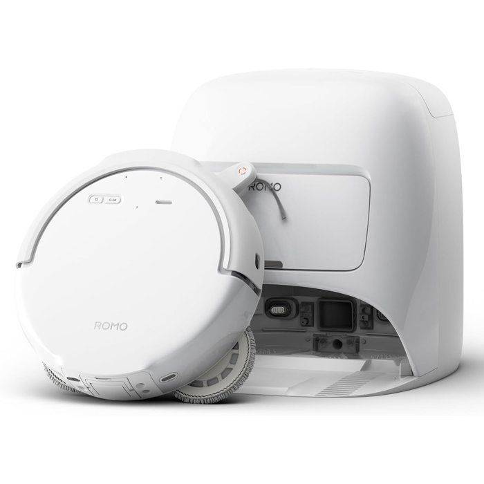 DJI ROMO S - Robotstofzuiger en Mop met Dockingstation - 25.000 Pa - Drone Niveau Detectie - 200 Dagen Onderhoudsvrij-0