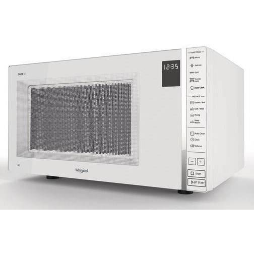 WHIRLPOOL MWP304W Vrijstaande Magnetron met Grill en Stoom - COOK30 - Wit - 30 L-1