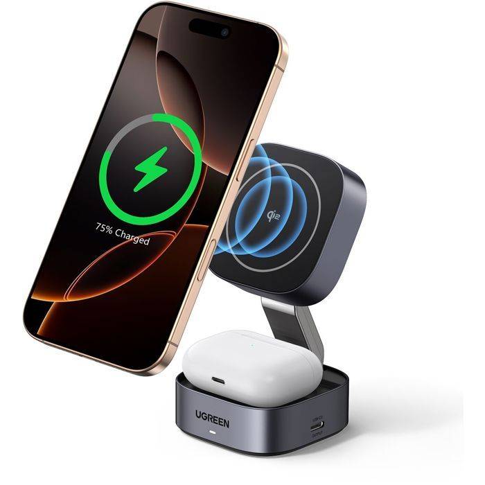 UGREEN 2-in-1 Oplaadstation - Compatibel met MagSafe - 15W-3