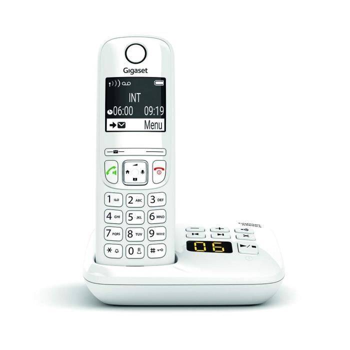 GIGASET AS690 A Draadloze Telefoon - Wit - Antwoordapparaat, Handsfree, Beller ID-2