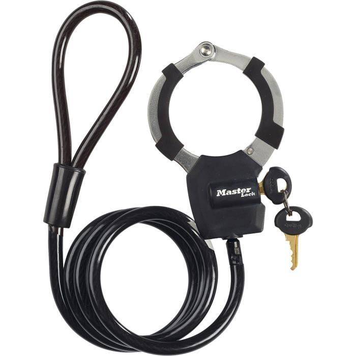 Masterlock Anti-Diefstal Scooter Handboeien, 1 m, 8275EURDPROBLK-0
