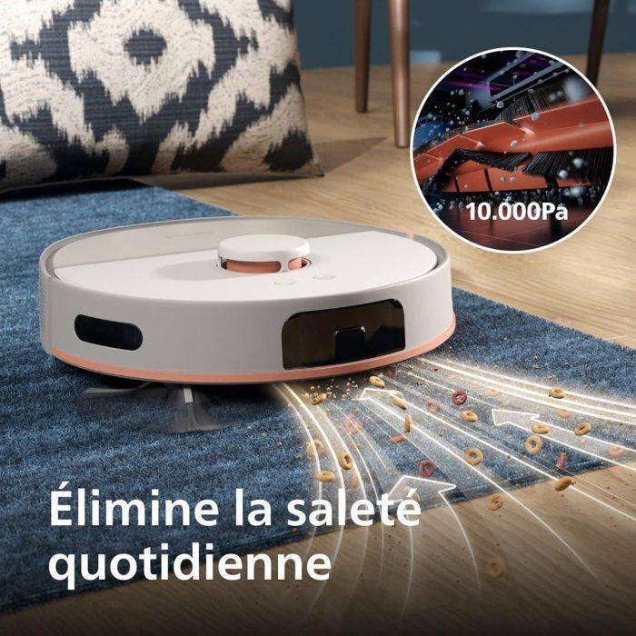 PHILIPS Robotstofzuiger en Mop - 5000 Series - 10.000 Pa - Oplaadstation - XU5100/20 - Beige-3