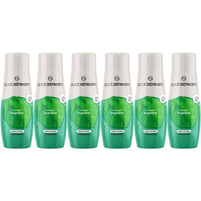 SODASTREAM Concentraten - Verpakking van 6 Suikervrije Muntconcentraten - 440 ml-0