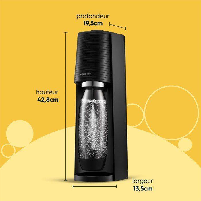 SODASTREAM Soda Maker - TERRA Zwart - 2 Vaatwasserbestendige Flessen - 1 x 60 L Gas Navulling-2