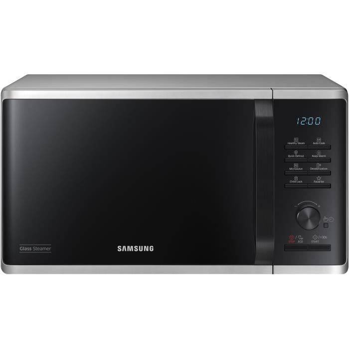 SAMSUNG Solo Magnetron MS23K3555ES - 23 L - RVS - Elektronische bediening + Knop-0