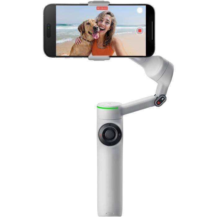 INSTA360 Flow 2 Pro Gimbal - Grijs - Compatibel met Apple DockKit - 3-Assige Stabilisatie-0