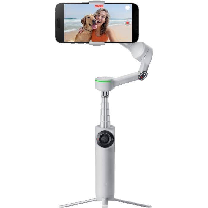INSTA360 Flow 2 Pro Gimbal - Grijs - Compatibel met Apple DockKit - 3-Assige Stabilisatie-1