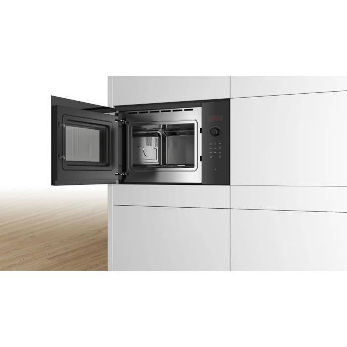 BOSCH Inbouw Magnetron BFL523MB1F - Zwart - 20 L - 7 Automatische Programma's SER4-1