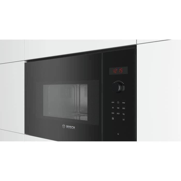 BOSCH Inbouw Magnetron BFL523MB1F - Zwart - 20 L - 7 Automatische Programma's SER4-2