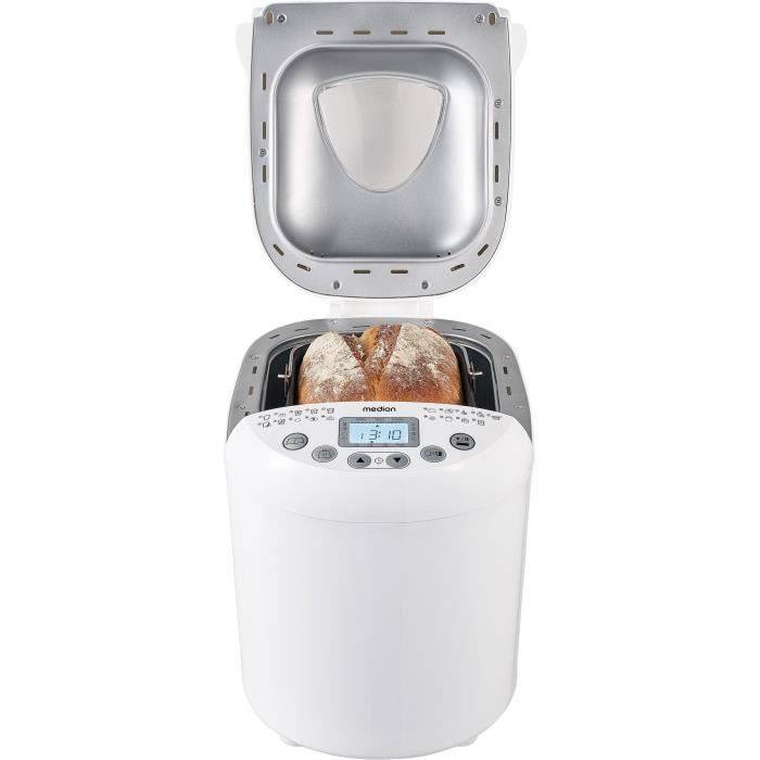MEDION Broodmachine - 50073723 - 550W - 19 Programma's - Wit-1