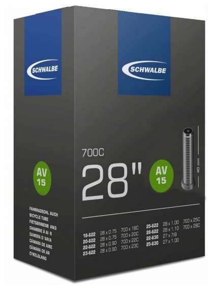 Binnenband Schwalbe AV15 28" / 18/28-622/630 - 40mm ventiel-0