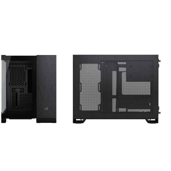 PC-behuizing - CORSAIR - CC-9011287-WW - 2500X - mATX - PC-behuizing - Zwart/Obsidiaan aluminium-2