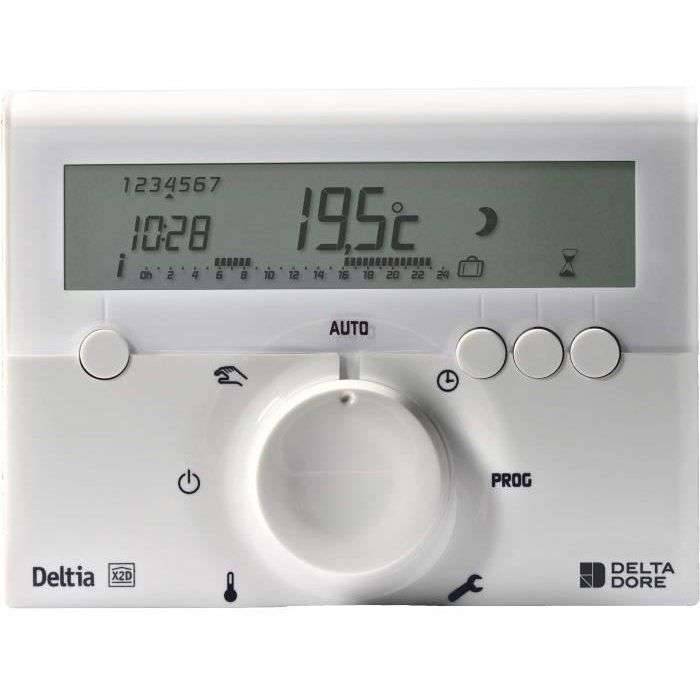 DELTA DORE Thermostaat Deltia 8.03 programmeerbare radio-0