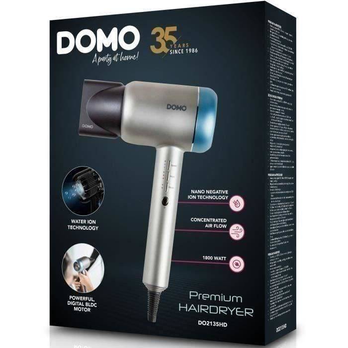 DOMO Föhn DO2135HD - 1800W - Digitale Motor-1