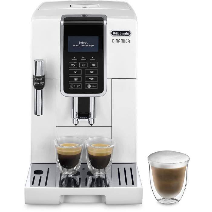 De'Longhi Dinamica ECAM350.35.W Espressomachine met Ingebouwde Molen - Wit-0
