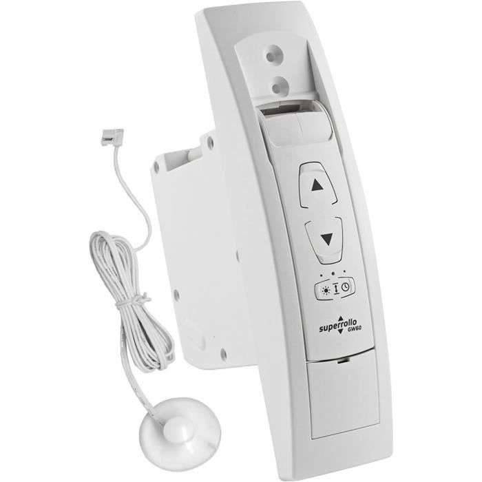 Inbouw elektrische bandopwinder - SUPERROLLO - GW60 - Voor rolluiken en jaloezieën - Band van 15 mm tot 23 mm - SR10245-0