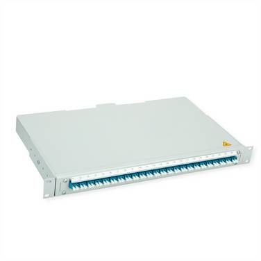 Telegärtner TELEGÄRTNER BASIS V LWL-Panel mit Kupplu    Glasvezel 1 HE Grijs
