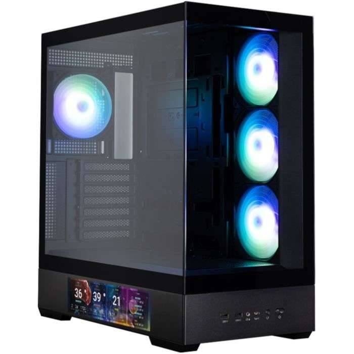 Behuizing zonder voeding - ZALMAN P40 DS - Mid-tower - ATX-formaat - Zwart-0