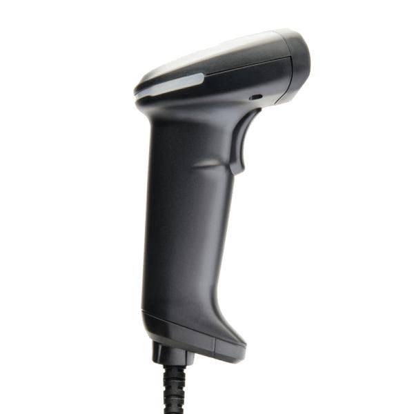 Opticon L-46R hogesnelheidslaserscanner, 100 scans/sec, USB+kabel, zwart, automatische trigger. Valbestendig tot 1,8 m.