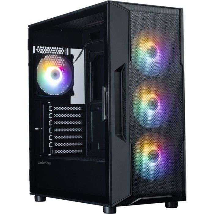PC-behuizing (zonder voeding) - ZALMAN i3 NEO V2 - I3NEOV2FRGBBK - Mid-tower - ATX-vormfactor - Zwart-0