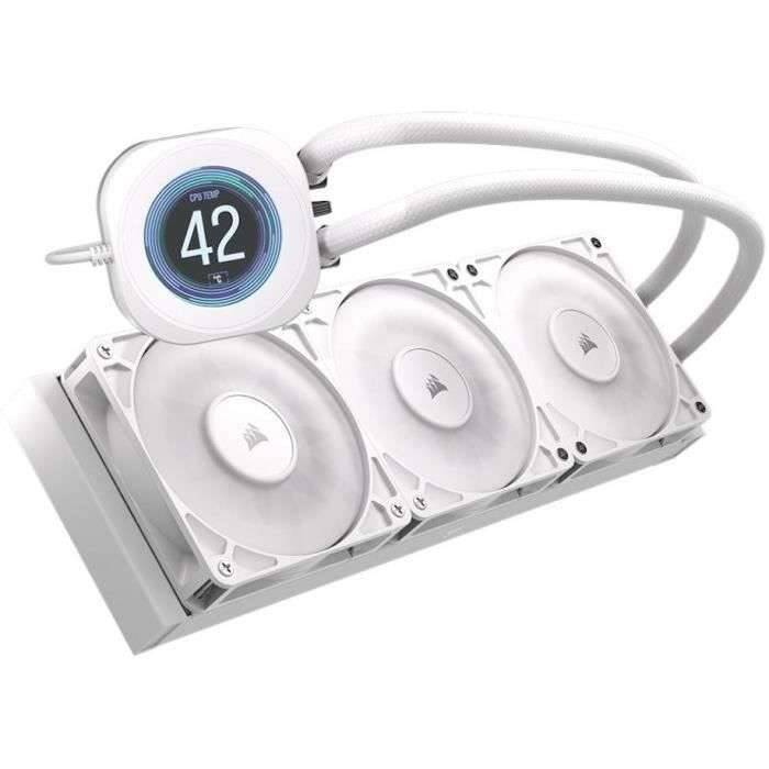 CORSAIR - NAUTILUS 360 LCD Wit - PC-koeling - 360 mm radiator - Vloeistofkoeler voor CPU-0