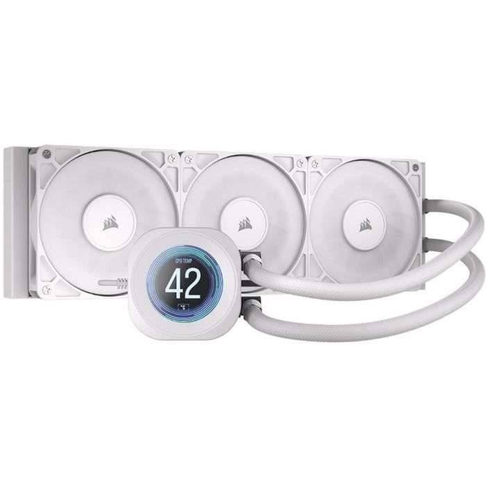 CORSAIR - NAUTILUS 360 LCD Wit - PC-koeling - 360 mm radiator - Vloeistofkoeler voor CPU-2
