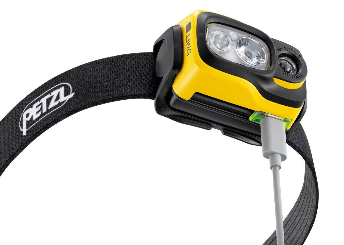 Petzl E810AB00 SWIFT RL Stirnlampe schwarz/gelb (E810AB00)-2