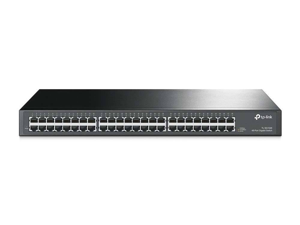 TPL TP-Link TL-SG1048 netwerk-switch Unmanaged Gigabit Ethernet (10/100/1000) 1U Zwart-0
