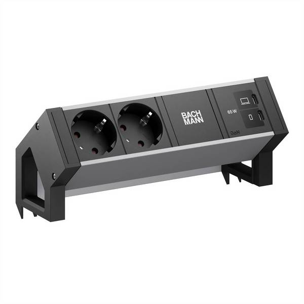 Bachmann BM0022046  Stopcontact    Zwart