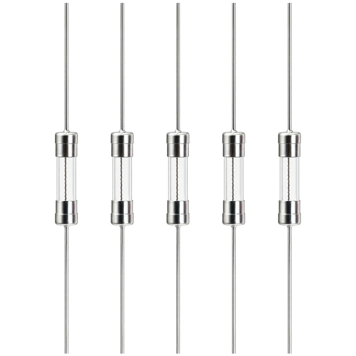 VLTG Glaszekering 5x20mm - Soldeerdraad - 3A - T (Traag) - 5 stuks-0