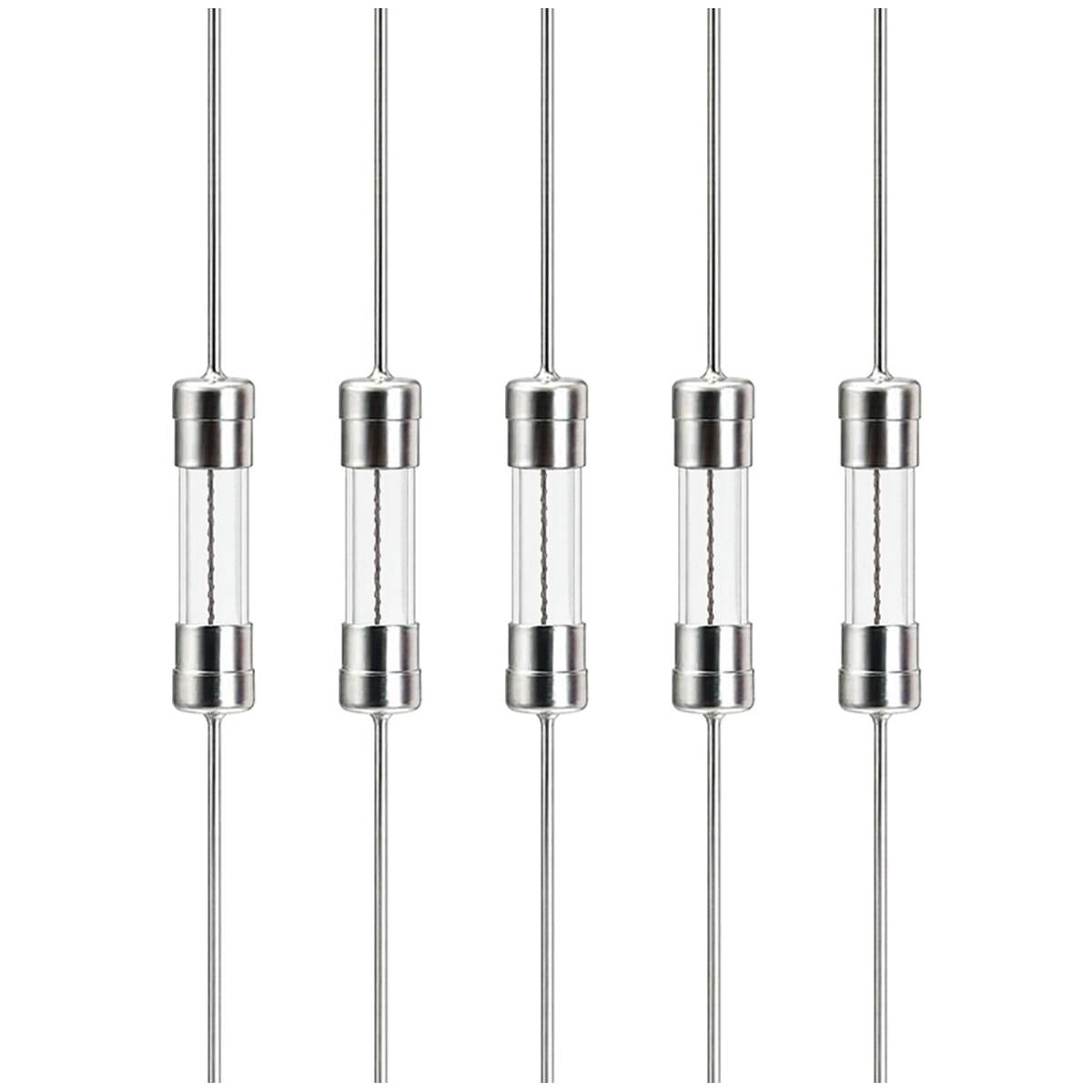 VLTG Glaszekering 6.3x32mm - Soldeerdraad - 15A - F (Snel) - 5 stuks-0