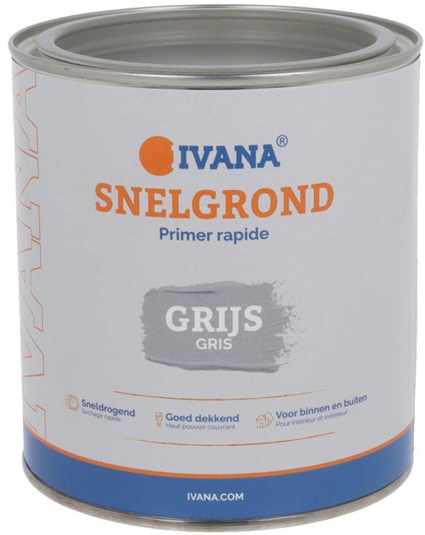 IVANA Grondverf Grijs Snelgrond 1 Ltr-0
