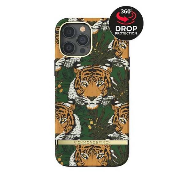 Richmond &amp; Finch Richmond & Finch Freedom Series One-Piece Apple iPhone 12 Pro Max Green Tiger