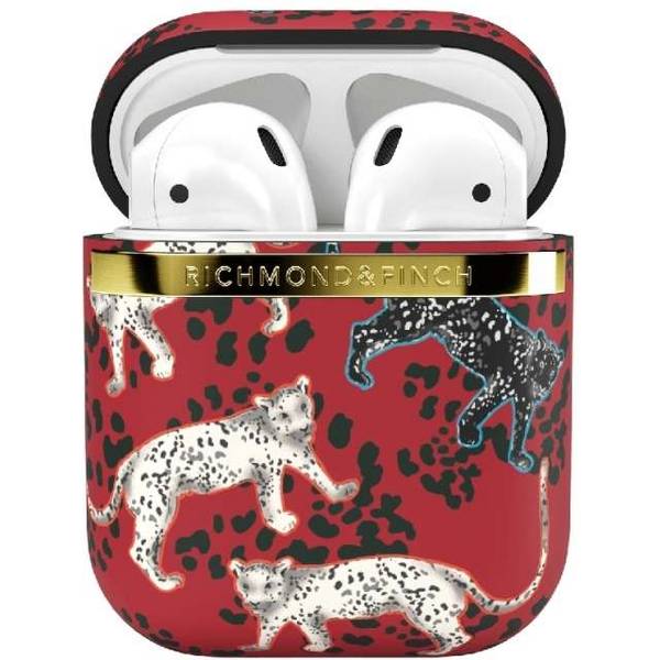 Richmond &amp; Finch Richmond & Finch Freedom Series Apple Airpod Samba Red Leopard