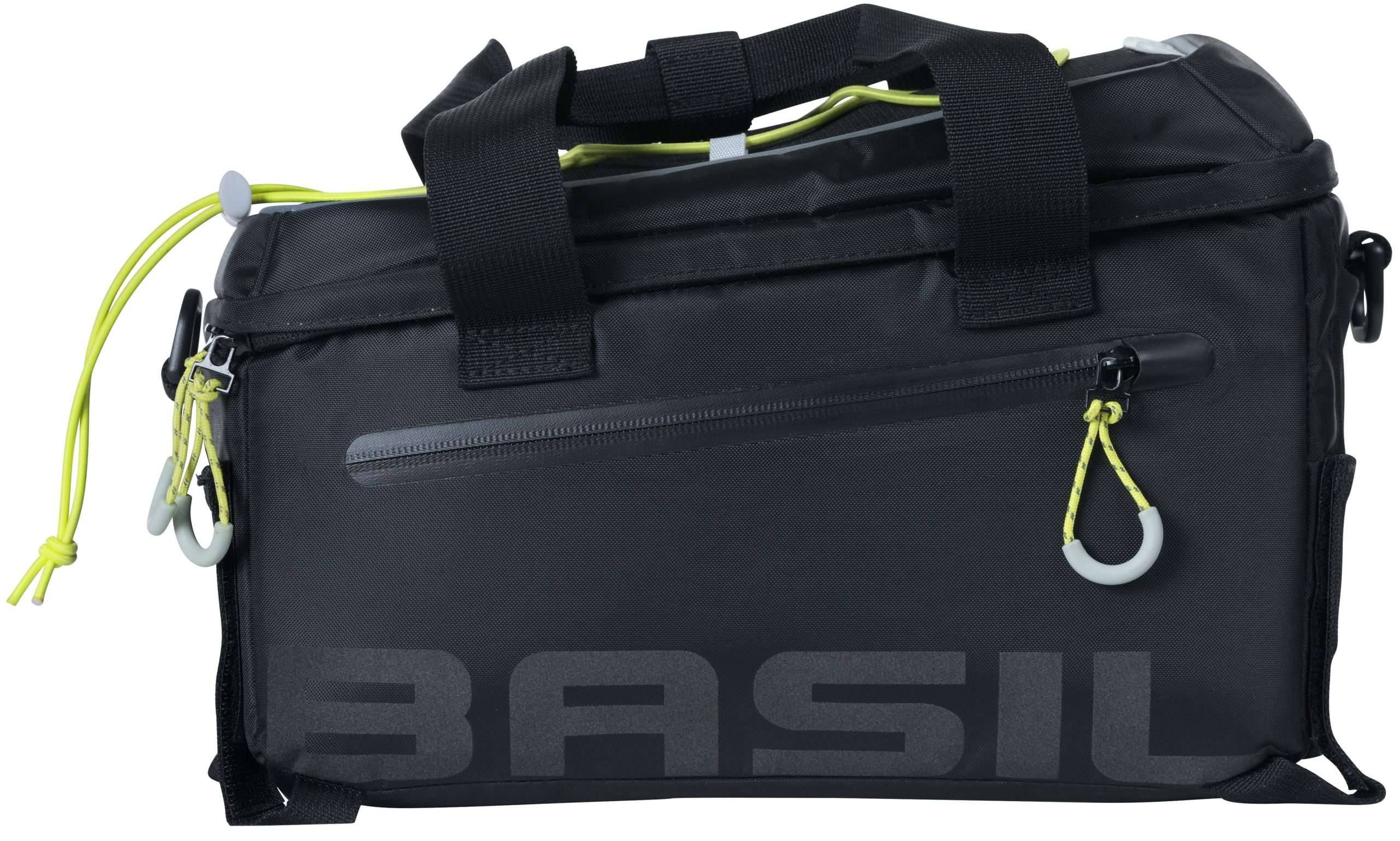 Bagagedragertas Basil Miles 7 liter 32 x 19 x 21 cm - zwart-0