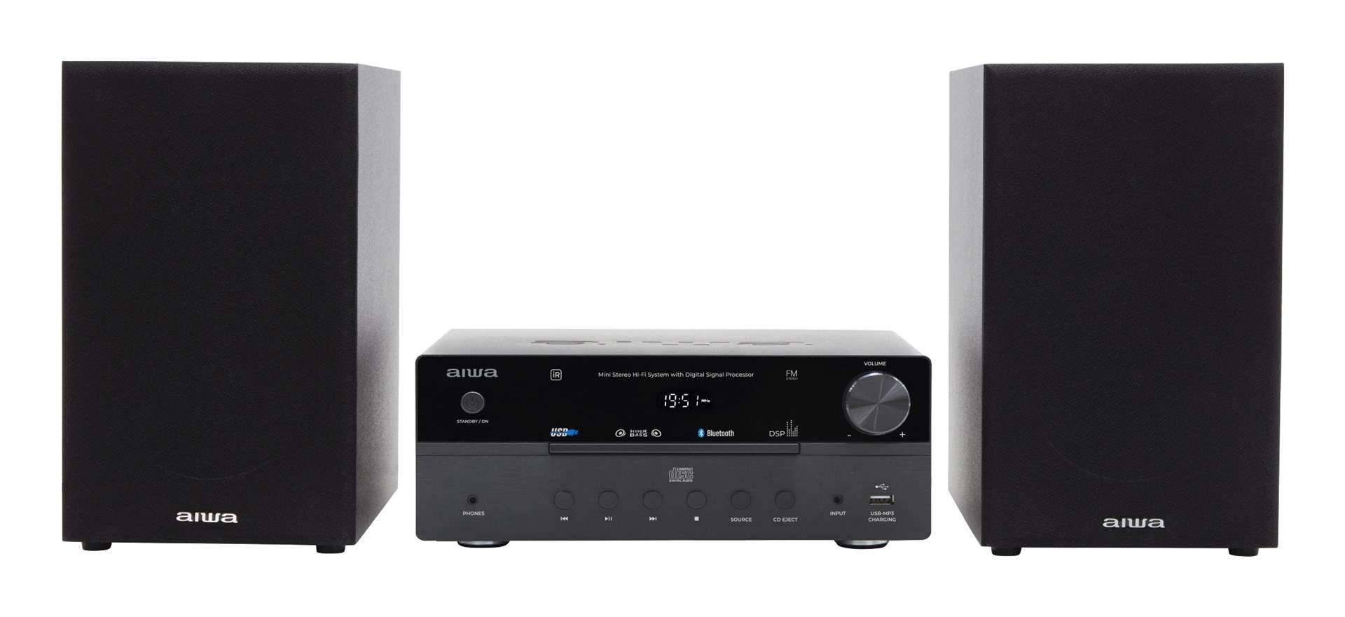 AWA Aiwa MSBTU-550 home audio systeem Home audio-microsysteem 50 W Zwart-0